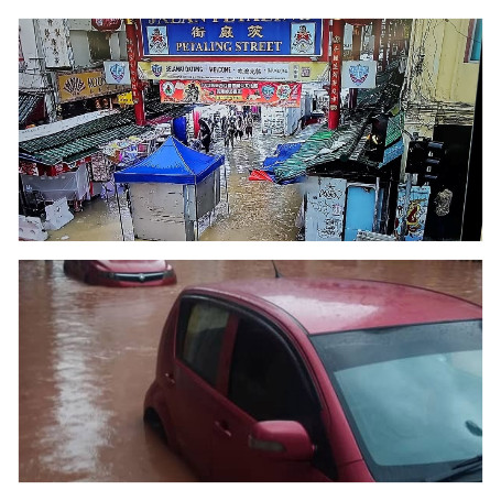 Petaling Street KL Banjir