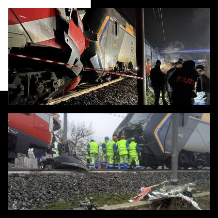 Keretapi Bertembung 17 Cedera