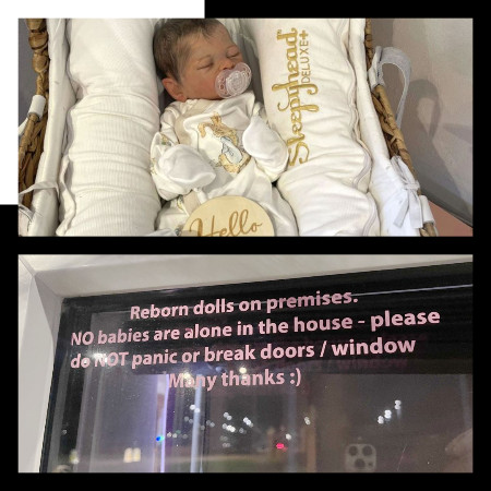 Polis Pecah Pintu Selamatkan Bayi Rupanya Patung