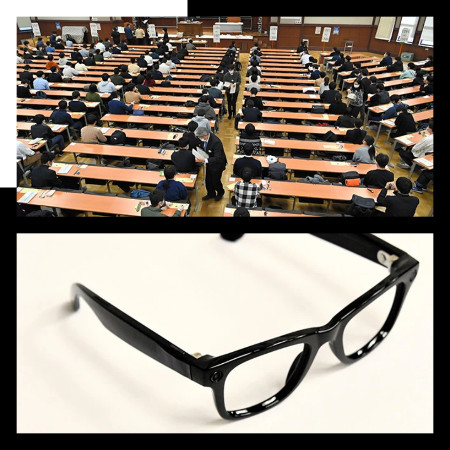 Tipu Peperiksaan Guna Cermin Mata Pintar