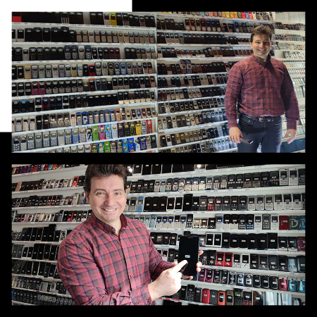 Rekod Dunia Lelaki Kumpul 3615 Telefon Bimbit